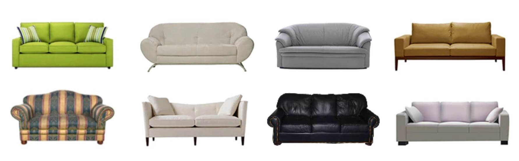 Modelos y tipos de sofás compatibles con nuestro cubre sofá extensible